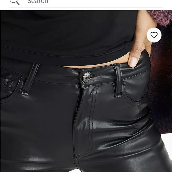 Rag & Bone Casey Faux-Leather Flare Pants NWT Size 31/Large - Picture 5 of 5